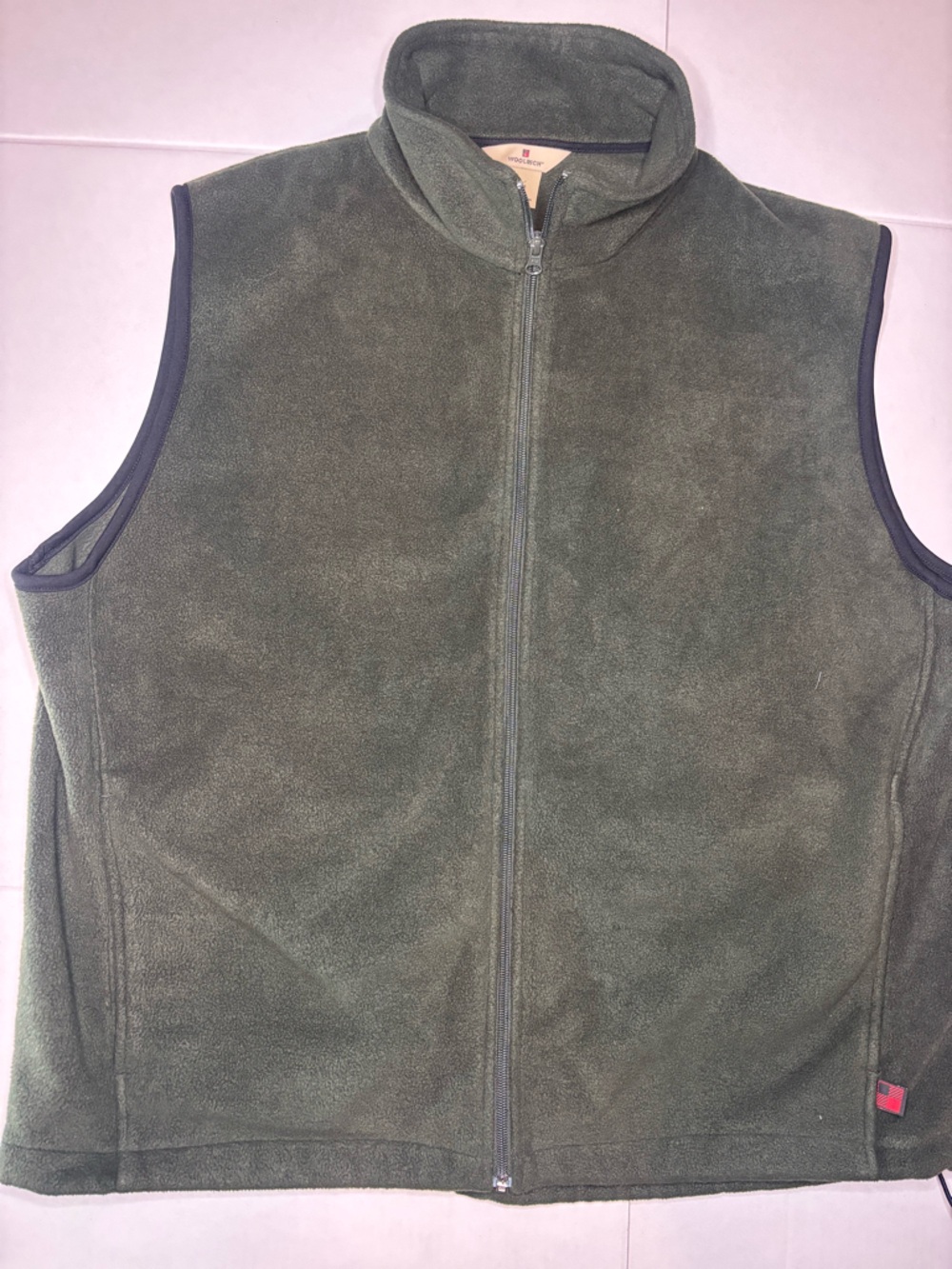 Woolrich Men's Green Fleece Vest Jacket XL